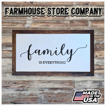 Load image into Gallery viewer, Family Is Everything Deluxe Handgun Concealment Wall Art
