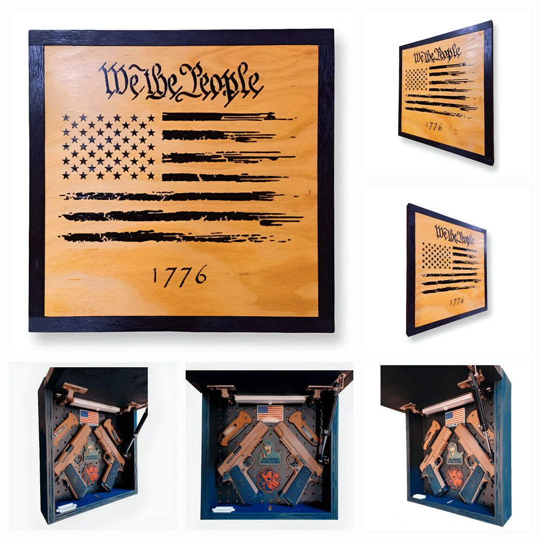 We The People Deluxe Handgun Concealment Wall Art