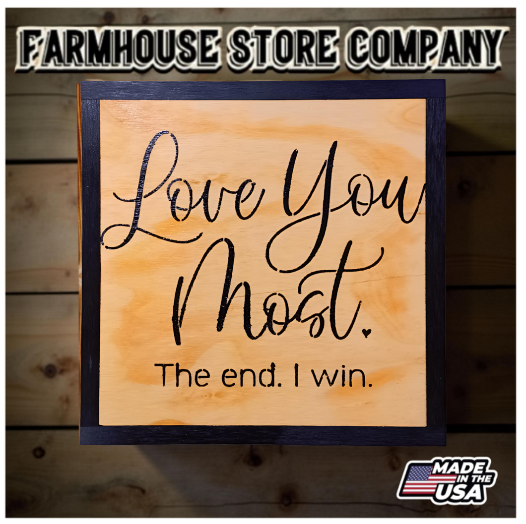 Love You Deluxe Handgun Concealment Wall Art