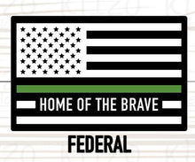 Load image into Gallery viewer, Large Charred Deluxe Pick Your Design Thin Line Concealment Flags Wall Art 2.0
