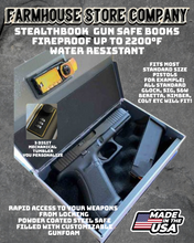 Load image into Gallery viewer, Gun Safe Book Route 66 Design Tactical StealthBook
