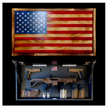 Load image into Gallery viewer, Large Charred Deluxe American Concealment Flag Wall Art 2.0
