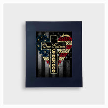 Load image into Gallery viewer, One Nation Under God Deluxe Gun Concealment Picture Frame
