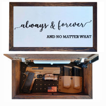 Load image into Gallery viewer, Always &amp; Forever Deluxe Handgun Concealment Wall Art
