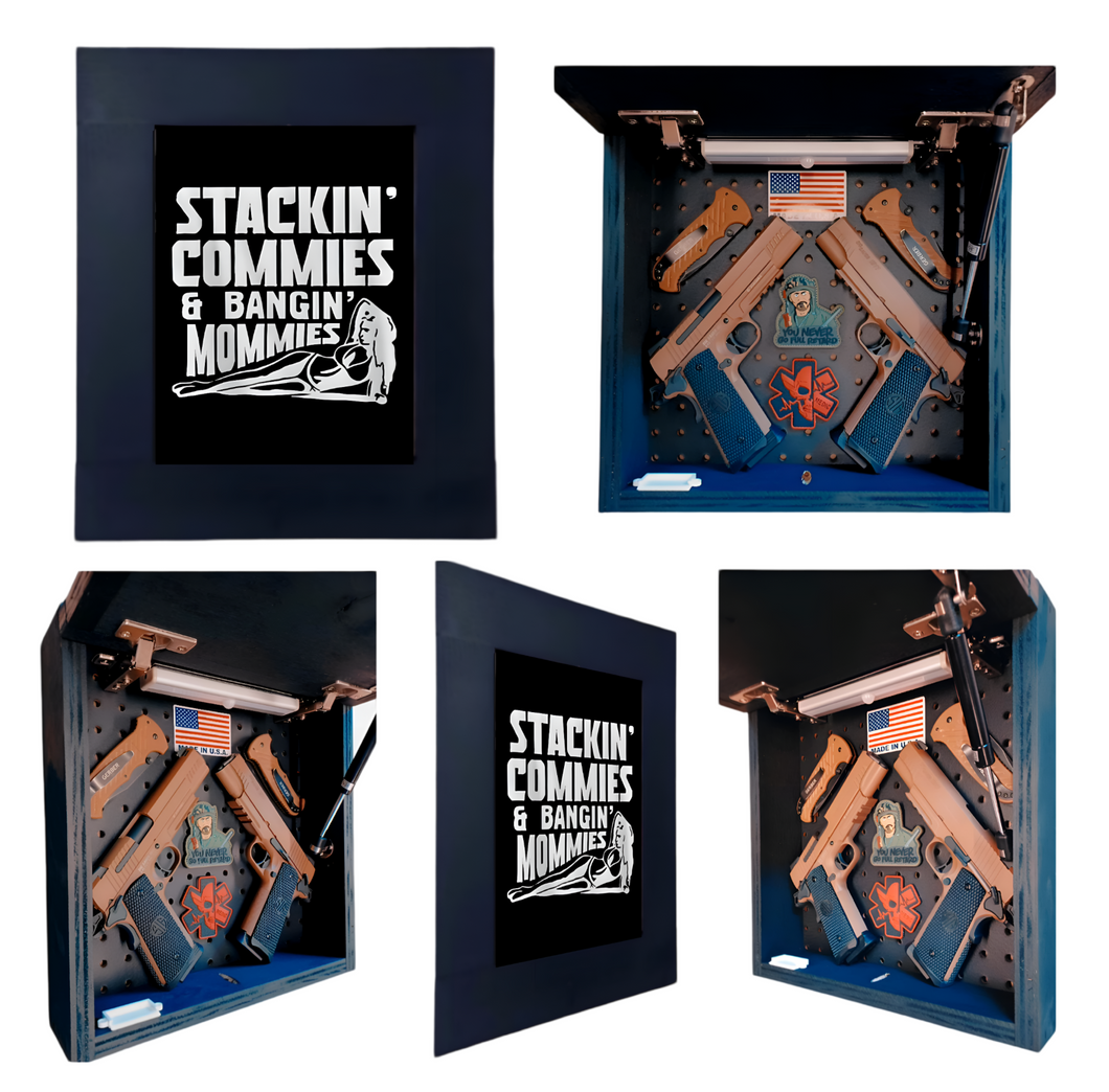 Stackin Commies Deluxe Gun Concealment Picture Frame