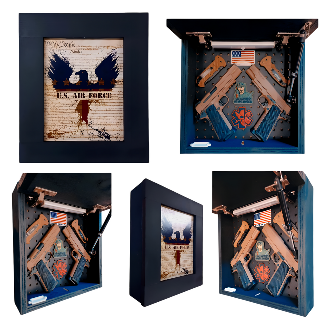 US Air Force Deluxe Gun Concealment Picture Frame