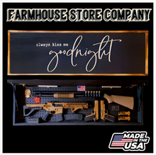 Load image into Gallery viewer, Goodnight Long Rifle Gun Concealment Flag Wall Art
