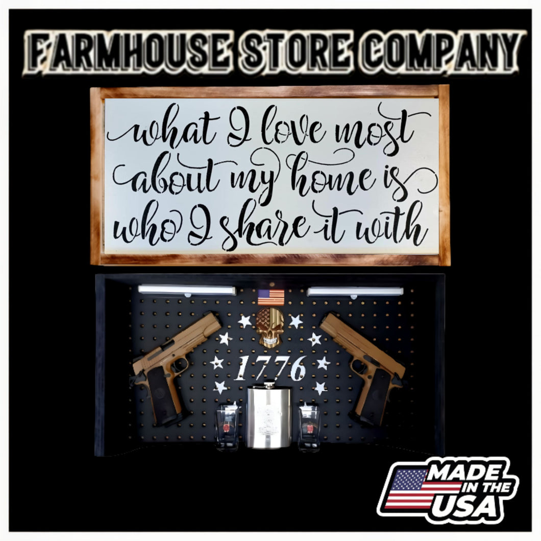 Love Most Concealment Wall Art