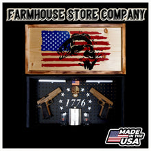 Load image into Gallery viewer, Bass American Flag Concealment Wall Art
