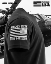 Load image into Gallery viewer, All You Need In Life Is Guns, Tacos &amp; Whiskey Patriotic T-Shirt
