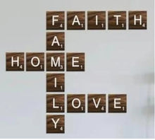 Load image into Gallery viewer, Scrabble Letter Accent Wall Crossword Decor Bundles
