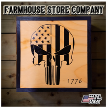 Load image into Gallery viewer, American Punisher Deluxe Handgun Concealment Wall Art
