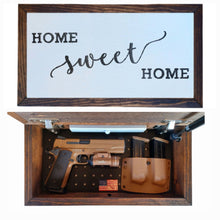 Load image into Gallery viewer, Home Sweet Home Deluxe Handgun Concealment Wall Art
