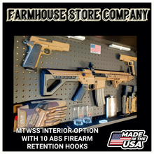 Load image into Gallery viewer, Gun Concealment Flag Deluxe Wall Art BATTLE-WORN OD GREEN 2A Ruby Ridge Design
