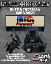 Load image into Gallery viewer, Deluxe Jim Flag Tactical  Duty Gear Rack With Gun Concealment

