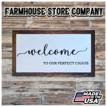 Load image into Gallery viewer, Welcome To Our Chaos Deluxe Handgun Concealment Wall Art
