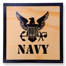 Load image into Gallery viewer, US Navy Deluxe Handgun Concealment Wall Art
