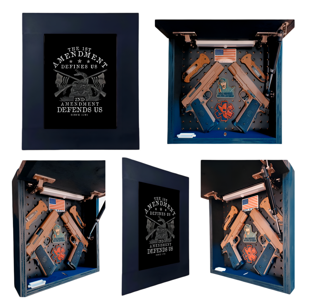 2nd Amendment Deluxe Gun Concealment Picture Frame