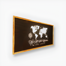 Load image into Gallery viewer, Large Vintage World Map Concealment Wall Art
