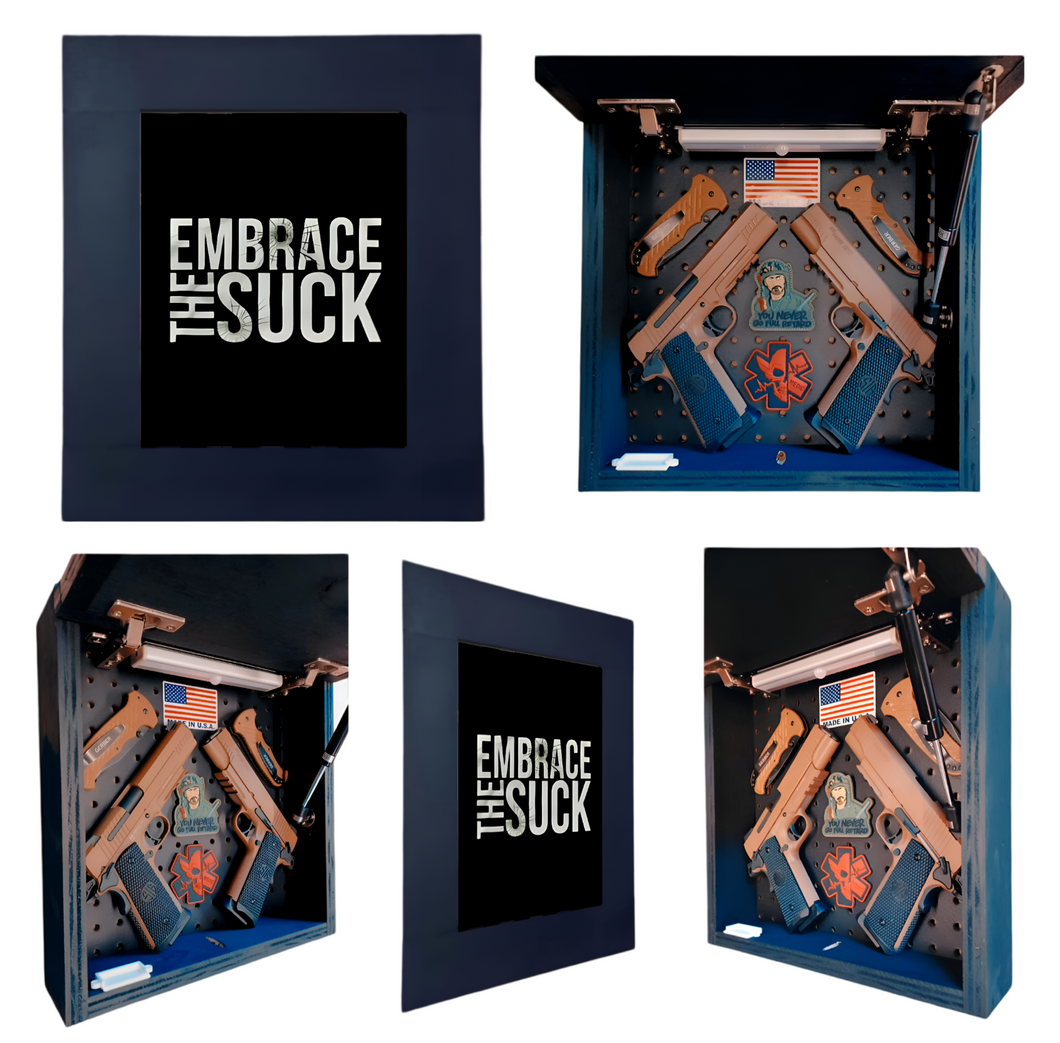 Embrace The Suck Deluxe Gun Concealment Picture Frame