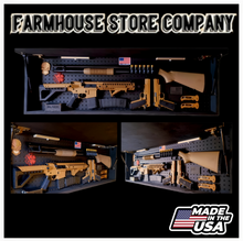 Load image into Gallery viewer, Half American Flag &amp; We The People Gadsden Long Rifle Gun Concealment Flag Wall Art
