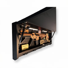 Load image into Gallery viewer, Gun Concealment Coat Rack Black Unit White Family Design
