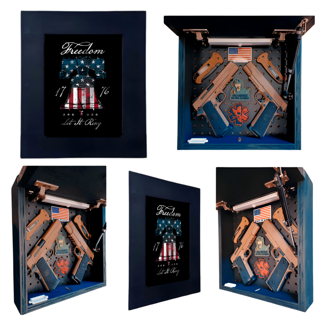 Liberty Bell 1776 Deluxe Gun Concealment Picture Frame