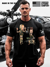 Load image into Gallery viewer, Tactical SpongeBob Patriotic T-Shirt
