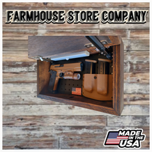 Load image into Gallery viewer, Live Like Someone Left The Gate Open Deluxe Handgun Concealment Wall Art
