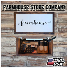 Load image into Gallery viewer, Farmhouse Deluxe Handgun Concealment Wall Art
