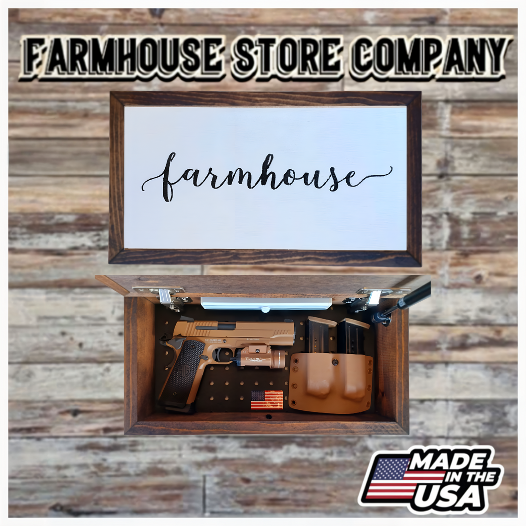 Farmhouse Deluxe Handgun Concealment Wall Art