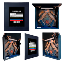 Load image into Gallery viewer, Support Heroes Deluxe Gun Concealment Picture Frame
