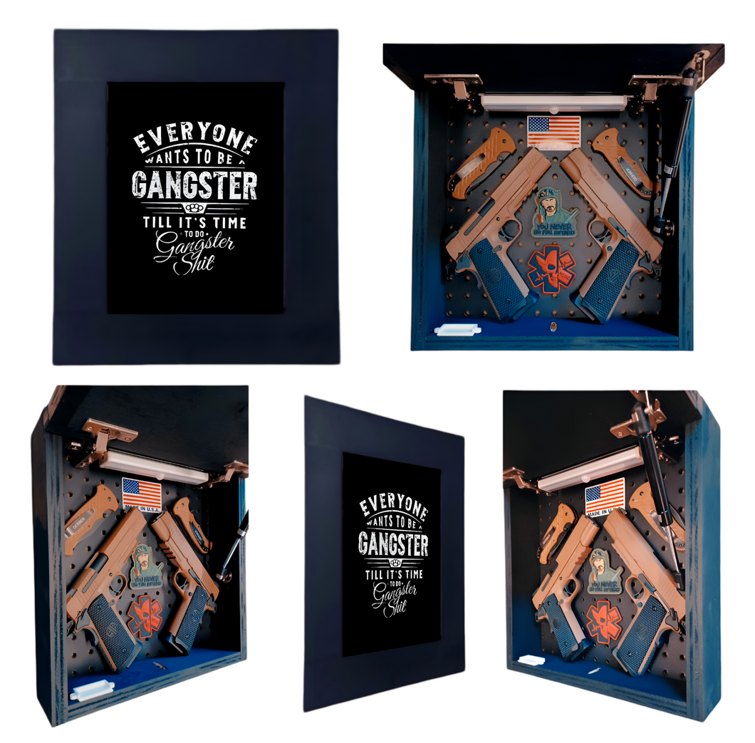 Gangster Deluxe Gun Concealment Picture Frame