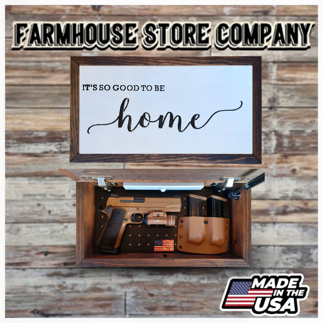Good To Be Home Deluxe Handgun Concealment Wall Art