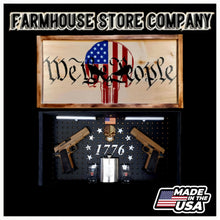 Load image into Gallery viewer, Punisher American Flag Concealment Wall Art
