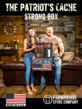 Load image into Gallery viewer, The Patriot's Cache Strong Box Old Glory &amp; US Army Design

