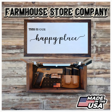 Load image into Gallery viewer, Happy Place Deluxe Handgun Concealment Wall Art
