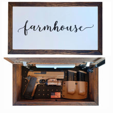 Load image into Gallery viewer, Farmhouse Deluxe Handgun Concealment Wall Art
