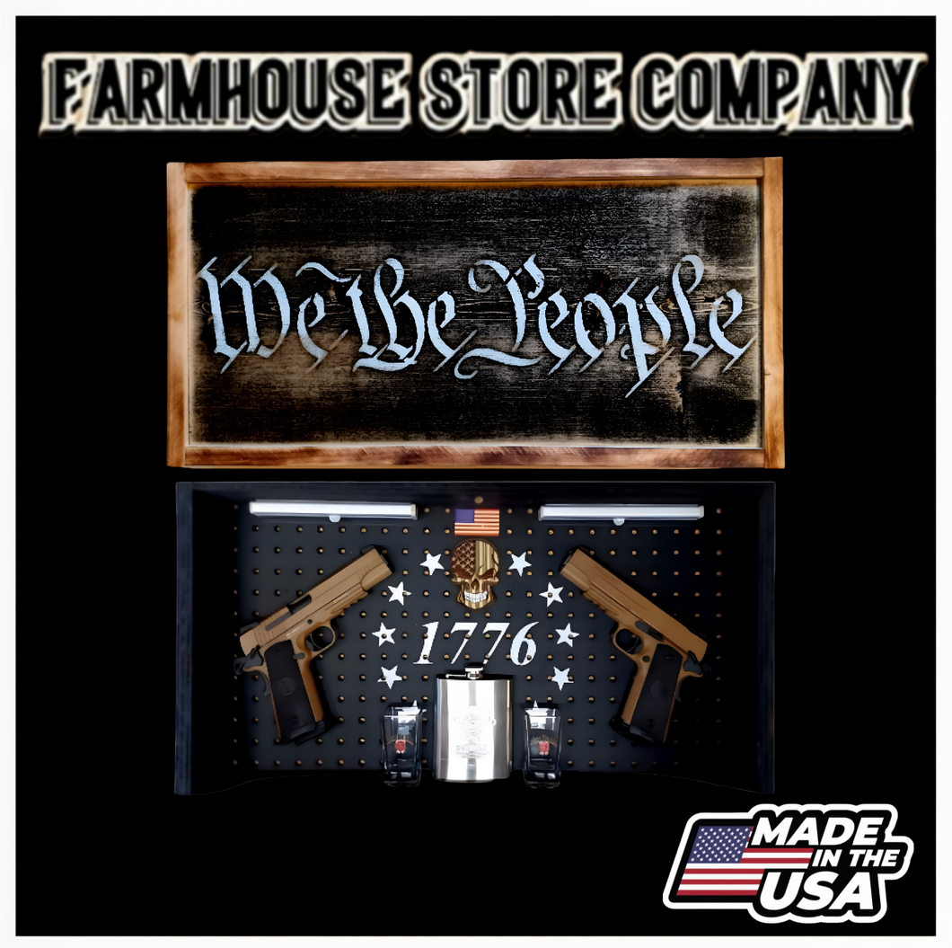 We The People Concealment Wall Art
