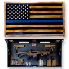 Load image into Gallery viewer, Large Charred Deluxe Pick Your Design Thin Line Concealment Flags Wall Art 2.0
