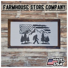 Load image into Gallery viewer, Big Foot The Hide &amp; Seek Champion Deluxe Handgun Concealment Wall Art
