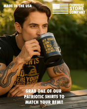 Load image into Gallery viewer, NO F*CKS GIVEN BFM 12oz PATRIOTIC MUG
