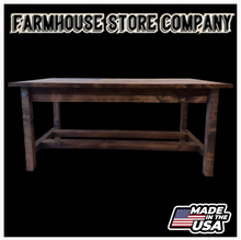 Load image into Gallery viewer, Timber Framed Deluxe Gun Concealment American Flag Coffee Table
