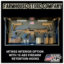 Load image into Gallery viewer, Gun Concealment Flag Deluxe Wall Art BATTLE-WORN OD GREEN 2A Ruby Ridge Design
