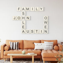 Load image into Gallery viewer, Scrabble Letter Accent Wall Crossword Decor Bundles

