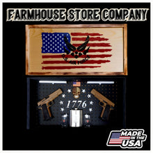 Load image into Gallery viewer, Air Force American Flag Concealment Wall Art
