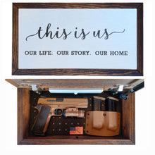 Load image into Gallery viewer, This Is Us Deluxe Handgun Concealment Wall Art
