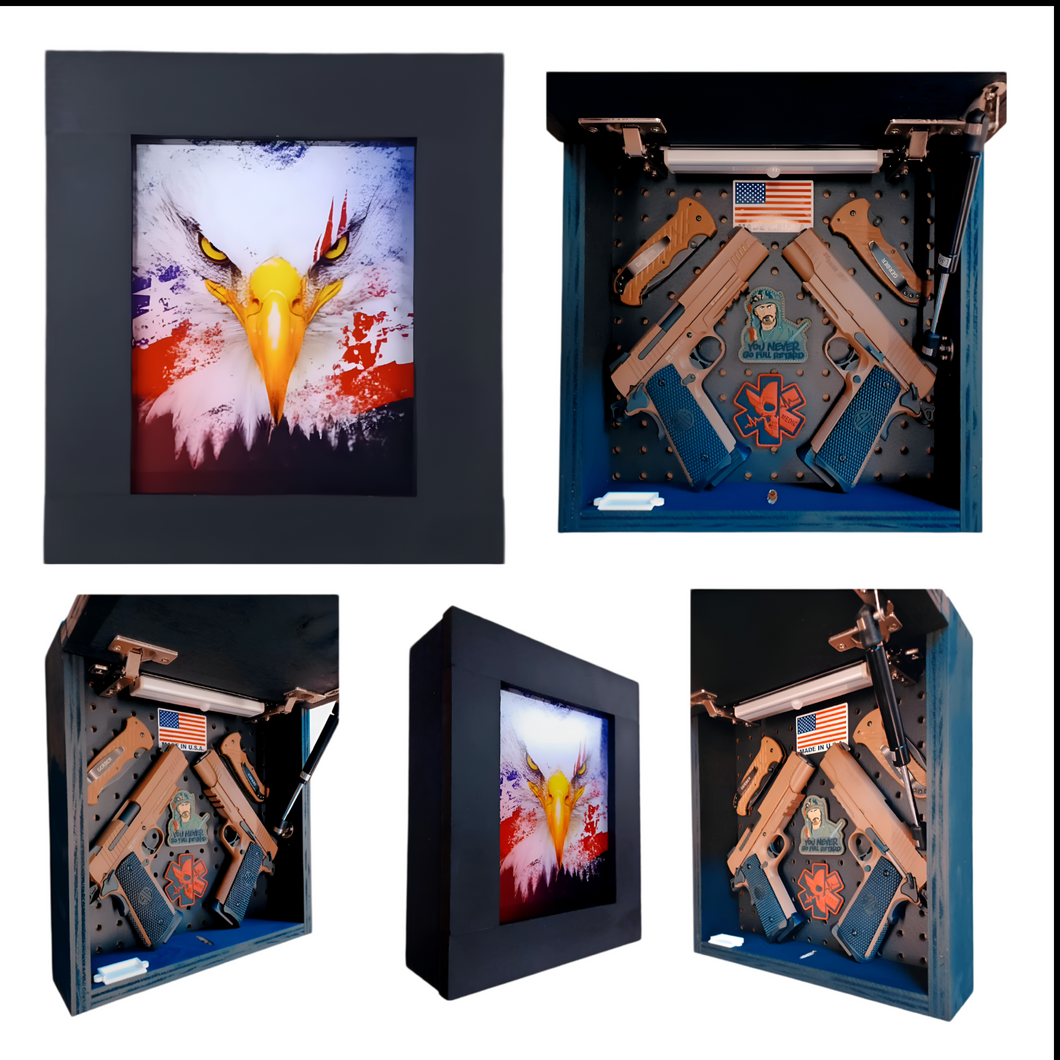 War Eagle Deluxe Gun Concealment Picture Frame