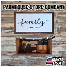 Load image into Gallery viewer, Family Is Everything Deluxe Handgun Concealment Wall Art
