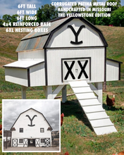 Load image into Gallery viewer, Free Range Premium Handcrafted Dutch Style Gambrel Barndominium/Bunkhouse Chicken Coop &amp; Enclosed Run Options
